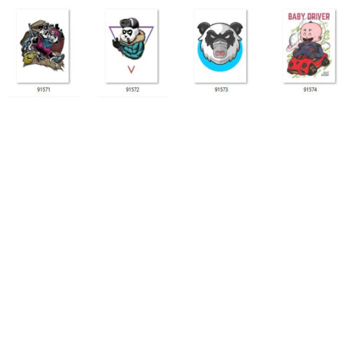 Gói 100 mẫu in streetwear file AI,PNG chất lượng cao 002