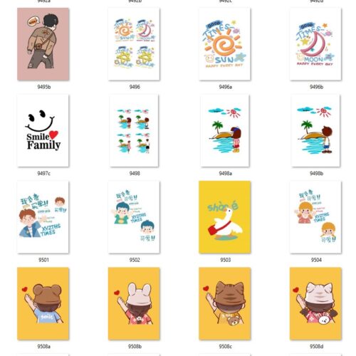 Gói 150 mẫu in áo gia đình file PNG,AI chất lượng cao 013