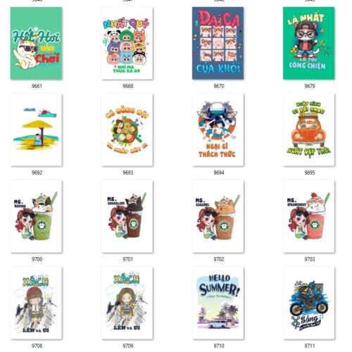 Gói 150 mẫu in áo lớp, áo nhóm file PNG,AI chất lượng cao 014