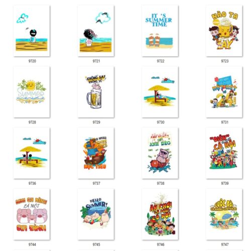 Gói 150 mẫu in áo lớp, áo nhóm file PNG,AI chất lượng cao 014