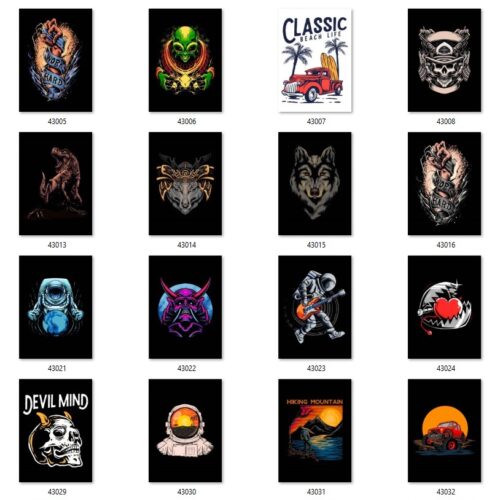 Gói 200 mẫu in urban streetwear file AI chất lượng cao 023