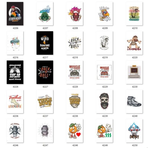 Gói 300 mẫu in streetwear & bear art file PNG chất lượng cao 025