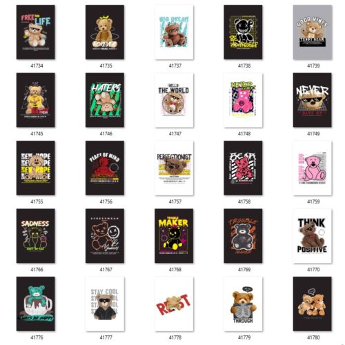 Gói 200 mẫu in streetwear file PNG chất lượng cao 028