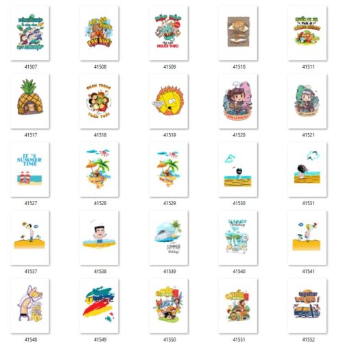 Gói 300 mẫu in áo nhóm file PNG chất lượng cao 030