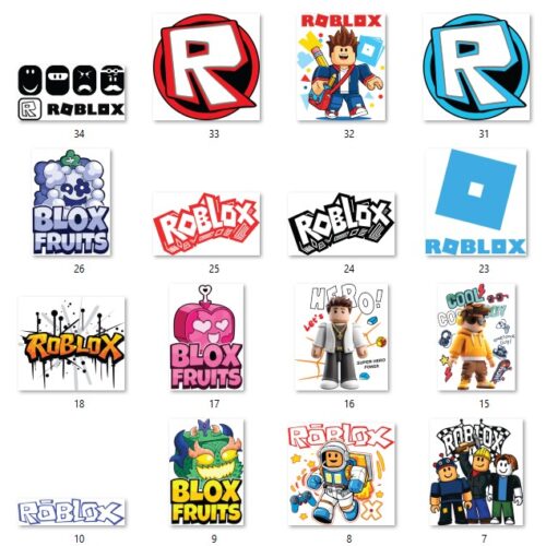 Gói mẫu in Roblox file AI chất lượng cao 035