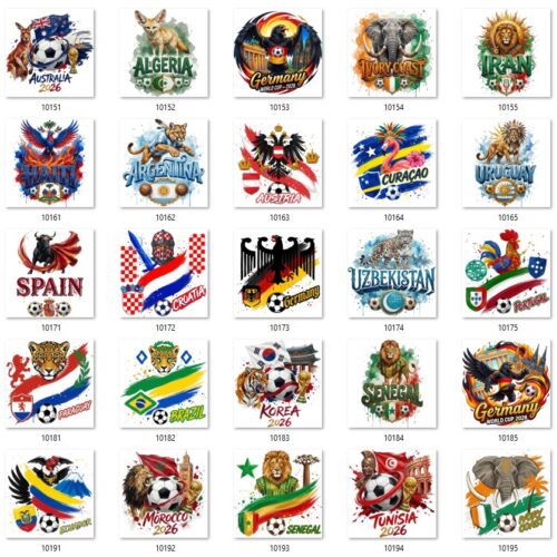 Gói 147 mẫu in đội tuyển World Cup 2026 file PNG chất lượng cao 041