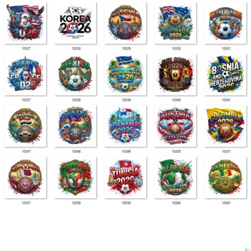 Gói 45 mẫu in đội tuyển World Cup 2026 file PNG chất lượng cao 043